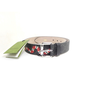 เข็มขัด Gucci GG belt with Kingsnake print sz 70 28 NEW มือ 1 ของแท้100%