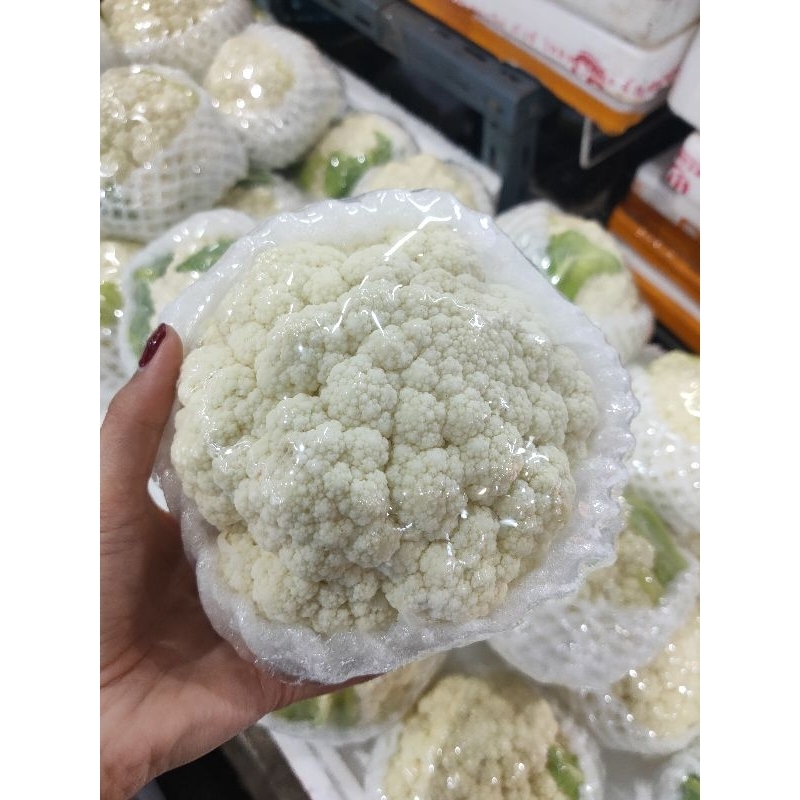 ดอกกระหล่ำขาวสด 1 หัว (45บาท)