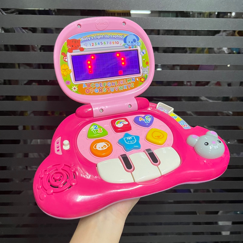 VTech Baby's Light-Up Laptop ของเล่นคอมพิวเตอร์จำลอง **มือสอง**