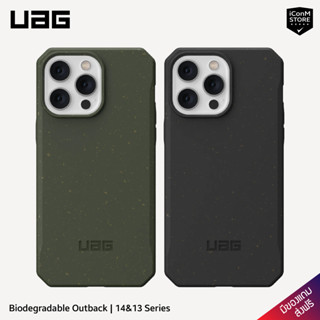 [พร้อมส่ง] UAG รุ่น Biodegradable Outback เคสสำหรับ 15 Pro Max/15 Pro/15 Plus/15/14/13 Series [ผ่อน0% ส่งฟรี มีของแถม]