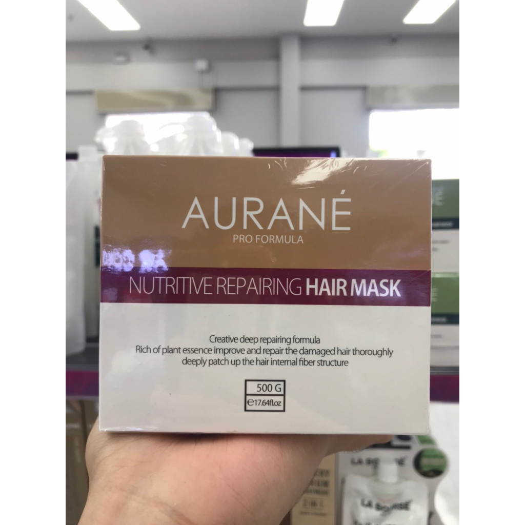 Aurane Repairing Hair Mask ออเรน รีแพร์ริ่ง แฮร์ มาส์ค  Aurané 2 สูตร 500ml. - รูปที่ 4
