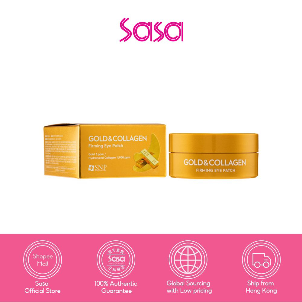 SNP Gold Collagen Firming Eye Patch 60pcs