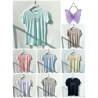 เสื้อยืดผ้าสลาฟ(คอกลม )