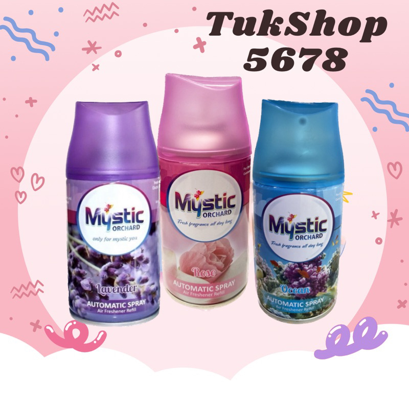 สเปรย์น้ำหอมปรับอากาศ  Mystic ใช้กับเครื่อง Glade ได้ TukShop5678
