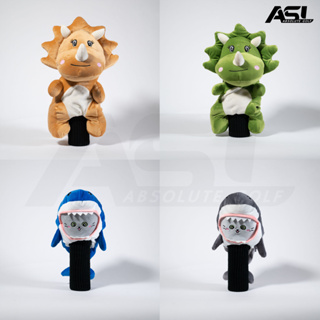 Golf Head Cover Fancy #D #FW/U ครอบตุ๊กตา ไดโนเสาร์ ฉลามเหมียว สำหรับใส่หัวไม้กอล์ฟ