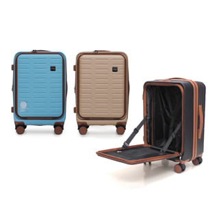 HQ LUGGAGE กระเป๋าเดินทาง ABS เปิดด้านหน้า 4 ล้อคู่ 360 ํ รุ่น 8877