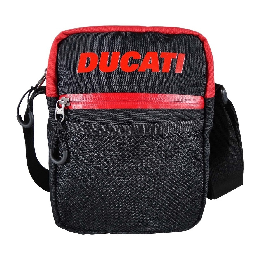 Ducati กระเป๋าสะพายข้างดูคาติลิขสิทธิ์แท้ ขนาด 16x31x40 cm. DCT49 193