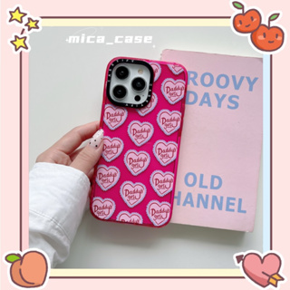 🐱‍🐉จัดส่งภายใน 24 ชม🌹 เคสไอโฟน 11 12 13 14 Pro Max รูปหัวใจ casetify ความนิยม แฟชั่น เรียบง่าย Case for iPhone ผลิตภัณฑ์