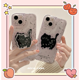 🐱‍🐉จัดส่งภายใน 24 ชม🌹 เคสไอโฟน 11 12 13 14 Pro Max แมว แฟชั่น การ์ตูน ความนิยม สาวน่ารักหัวใจ Case for iPhone ผลิตภัณฑ์ร