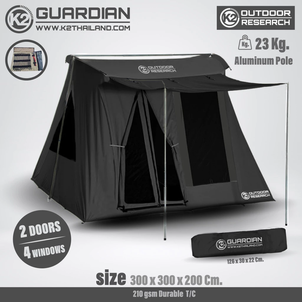 K2 Guardian Glamping Tent. thumbnail 3