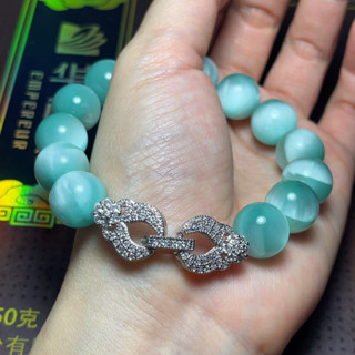 LARIMAR ลาริมาร์ หินหายาก ฟ้าอมเขียว (Top Premium) หินแท้สีฟ้าน้ำทะเล สวยงามมาก