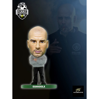 โมเดลนักฟุตบอล SoccerStarz ลิขสิทธิ์แท้จากสโมสร Manchester City - Pep Guadiola ชุดวอร์ม