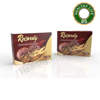 Recordy 30แคแซูล ผลิตภัณฑ์เสริมอาหารผงถั่งเช่า,สารสกัดจากโสมและสารสกัดจากเห็ดหลินจือ (บำรุง ไต ปอด หัวใจครบในเม็ดเดียว)