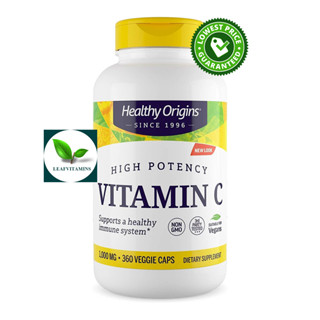 Healthy Origins High Potency Vitamin C 1,000 mg / 360 Veg Caps