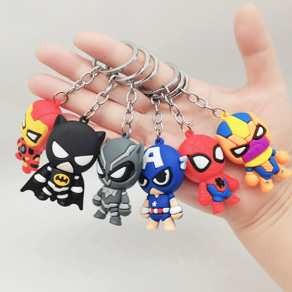 พวงกุญแจซุปเปอร์ฮีโร่ พวงกุญเหล่าฮีโร่จากค่าย DC และ Marvel