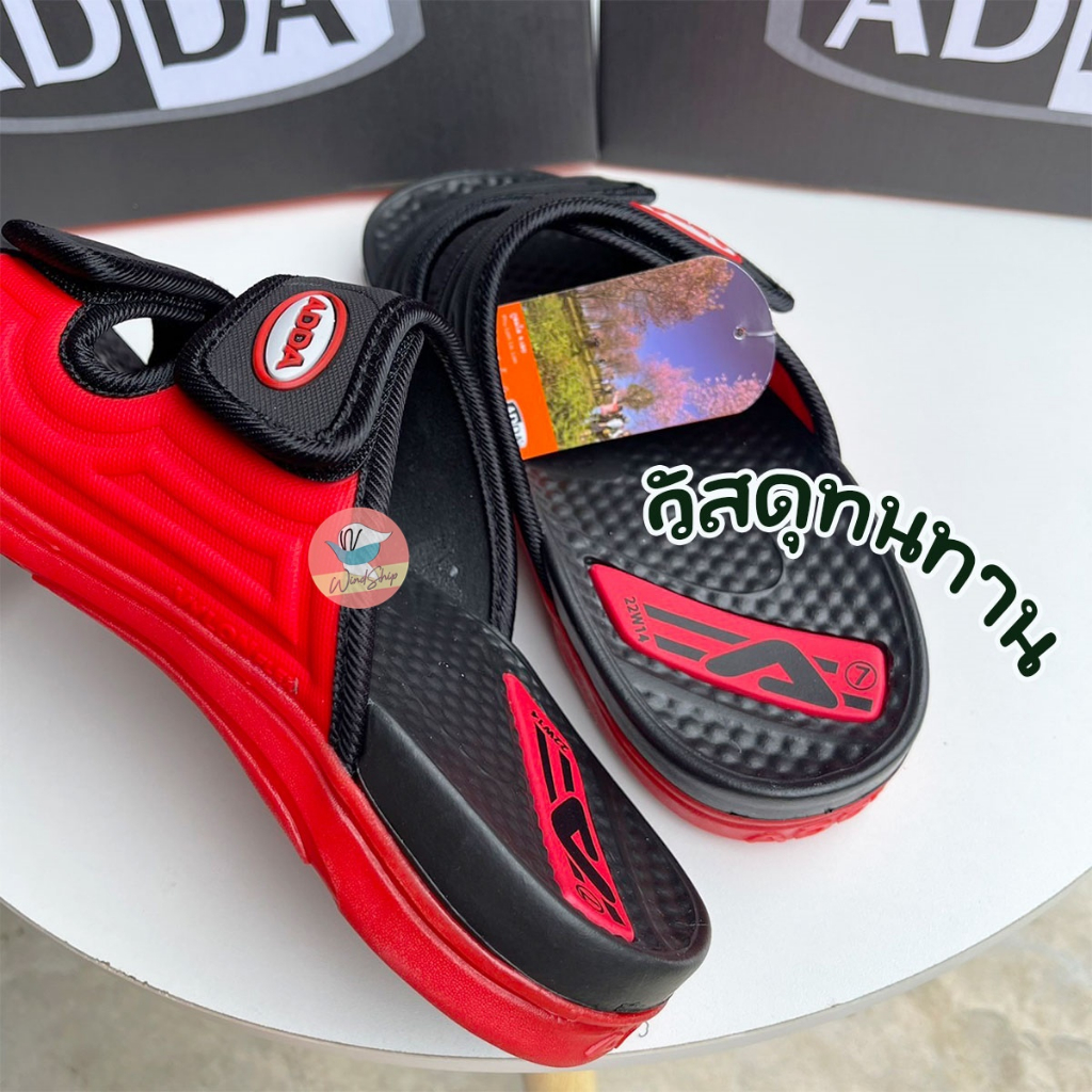 รองเท้าแอดด้า รองเท้าแตะแบบสวม ปรับสายได้ ADDA 22W14 ใส่ได้ชายหญิง พื้นนิ่ม ใส่สบาย - รูปที่ 2