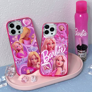 🎁ส่งของขวัญ🎁เคสไอโฟนสวยๆ Barbie เคสไอโฟน 14Pro max เจ้าหญิง เคส for iPhone 12Pro 14 11 iPhone 13 12 11 12Pro max case