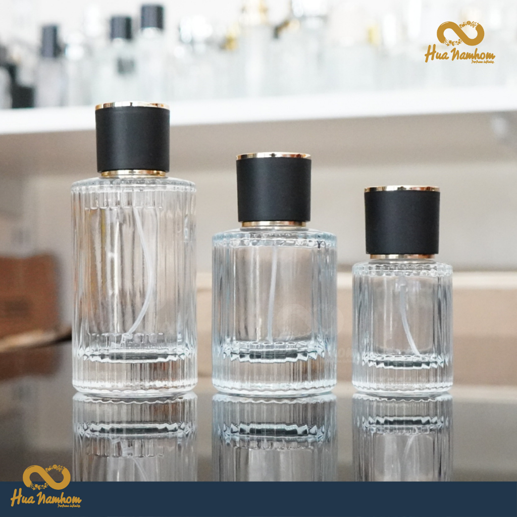 ขวดสเปรย์ทรงโคเอ้กลม ฝาครอบผิวด้าน ปริมาณบรรจุ 30ml - 100ml