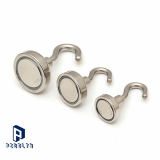 1 ชิ้น ตะขอแขวนแม่เหล็ก ตะขอเกี่ยว แขวนกุญแจ นีโอไดเมียม Neodymium Magnet แม่เหล็กตะขอ
