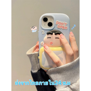 🖤ส่งจากไทยใน24ชม.🖤เคสไอโฟน 14 13 12 11 Pro Max เคส iPhone 11 เครยอนชินจัง การ์ตูน พกง่ายๆ การป้องกันการตก Soft Case