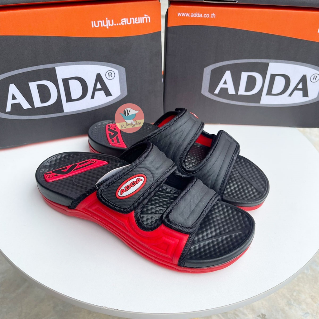 รองเท้าแอดด้า รองเท้าแตะแบบสวม ปรับสายได้ ADDA 22W14 ใส่ได้ชายหญิง พื้นนิ่ม ใส่สบาย - รูปที่ 7