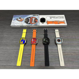 Watch 9 Ultra นาฬิกาสมาร์ทวอทช์สุดไฮเทค Watch 9 Ultra 4สี Smartwatch Waterproof อุปกรณ์สวมใส่ วัดค่า SpO2 ตลอดวัน AI