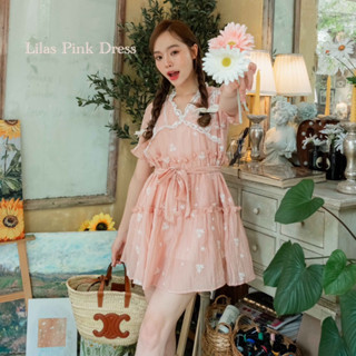 on.december25 เดรส Lilas pink dress