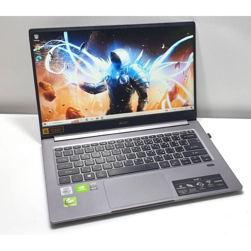 โน๊ตบุ๊คมือสอง ทำงาน เล่นเกมส์ Acer Swift3 i7-1065G7 Nvdia Geforce