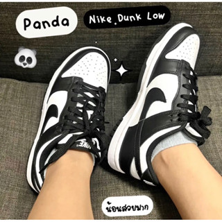 โปรแถมกล่องเฉพาะวันนี้🔥 รองเท้าผ้าใบแพนด้า Nike SB Dunk Low Panda ใส่สบาย รุ่นฮิต🔥🔥