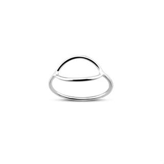 Silver Open Oval Ring/แหวนเงินทรงรีเปิด