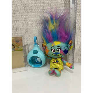 ตุ๊กตา Trolls พร้อมบ้านแขวนต้นไม้ ของแท้ สภาพ98%