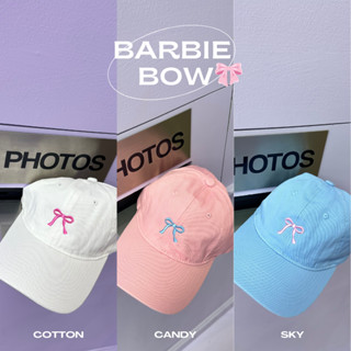 ใส่โค้ด 491X3 ลดทันที 20.-🔥 หมวกแก๊ป Barbie Bow cap🎀 by asissy.club