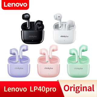 Lenovo LP40 PRO หูฟัง TWS หูฟังบลูทูธ ไร้สายบลูทูธ 5.1 เวอร์ชันใหม่  พร้อมไมค์ IPX5 พร้อมไมโครโฟน สําหรับ IOS Android