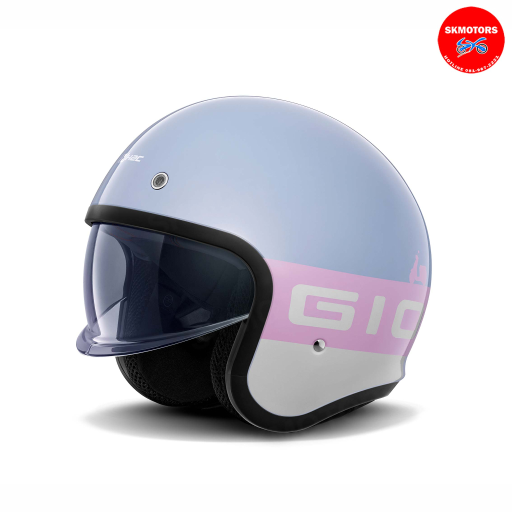 หมวกกันน็อกเต็มใบแบบเปิดหน้า HONDA GIORNO สีม่วง รหัส THK3MFPOF1FSZC SIZE : XL ขนาด 61-62 cm. แท้เบิ