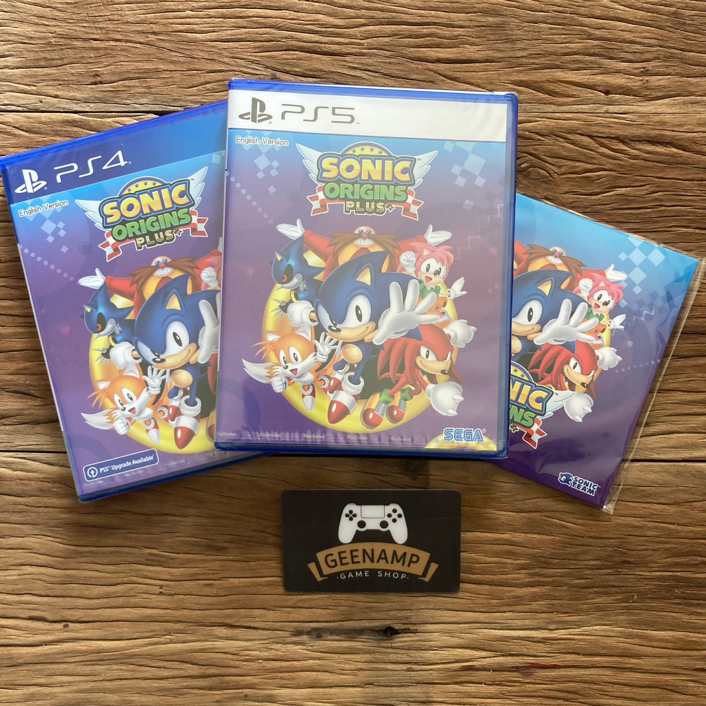 (คูปองShopeeลด15%) PS4 PS5 [มือ1] Sonic Origins Plus (R3/ASIA)(EN) **ฟรีของแถม** - Sonic Origin Plus +