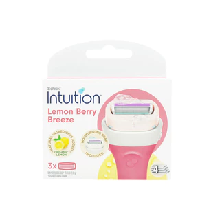 SCHICK Intuition Lemon Berry Breeze Organic Lemon Refill มีดโกน 3pcs