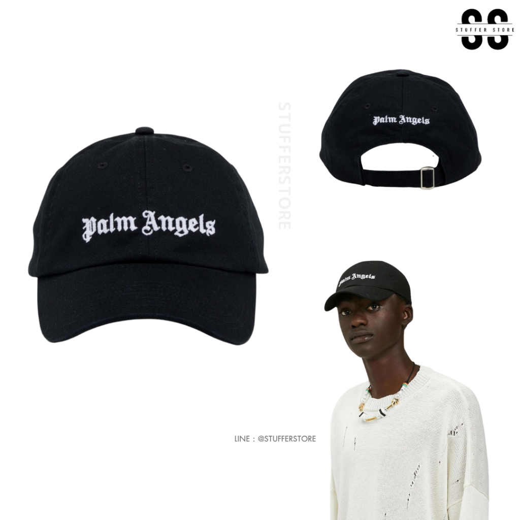 หมวก Palm Angels Classic Cap สีดำ ของแท้