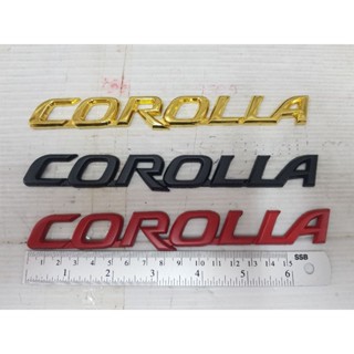 logo corolla งานเหล็ก ขนาด 17cm