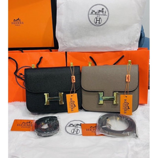 🎉กระเป๋าสะพายข้าง Hermes งานสวยมาก เกรดพรีเมี่ยม 🔥