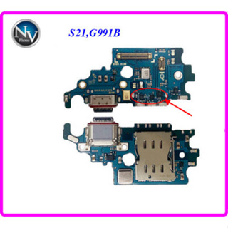 สายแพรชุดก้นชาร์จ Samsung S21,G991B