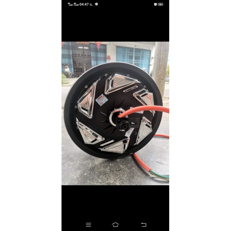 มอเตอร์ บัส เลส 3000w QS ฮับล้อมอเตอร์60/72 v3000w ขอบ12นิ้ว(ราคาถูก)ใช้ในการดัดแปลงมอไซค์ไฟฟ้า