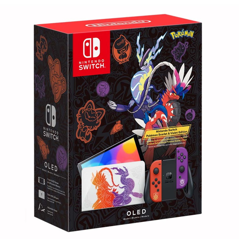 Nintendo Switch Oled Model / Console Oled Model Pokemon Scarlet & Violet Edition (รับประกันศูนย์ไทย Synnex)(แถมฟรีฟิล์ม)