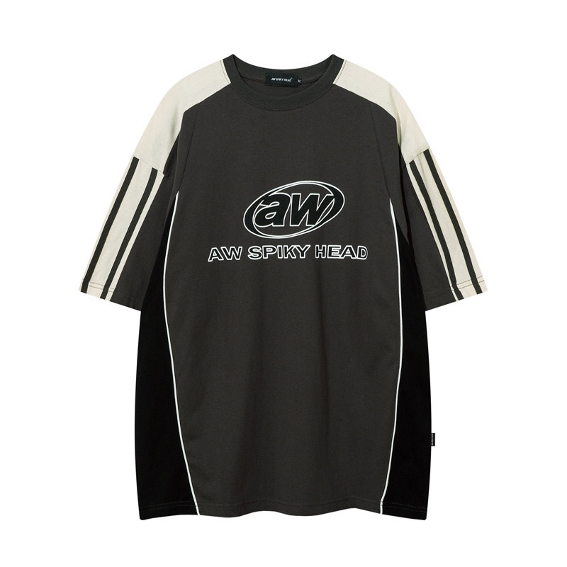 (พร้อมส่ง/มีโค้ดลด 100฿) เสื้อยืด AW Spiky Head