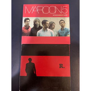 cd แท้!!! แพกคู่ maroon 5 + R kelly แผ่นสวยใสๆ
