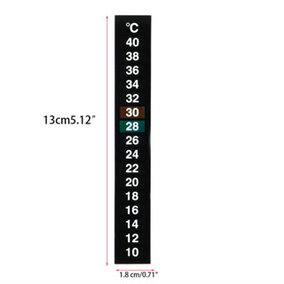 แผ่นแปะวัดอุณหภูมิ LCD thermometer สติกเกอร์วัดอุณหภูมิ เทอโมมิเตอร์วัดอุณหภูมิ สำหรับ คอมบูชา ถังหมักไวน์ ตู้ปลา