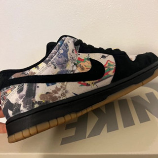 🇰🇷Nike x Supreme SB Dunk Low QS Rammellzee Black FD8778-001  -พรีออเดอร์ - preorderoppa