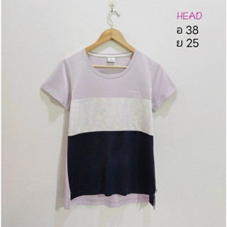 เสื้อผ้ายืดนิ่ม ใส่สบาย ไม่ร้อน ฺBrand HEAD ของแท้ 100% งาน Japan size M-L อก 38 ยาว 25