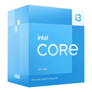 CPU (ซีพียู) INTEL I3-13100F ของใหม่ ประกัน 3+1 ปี!! 4C 8T 2.5 GHz (SOCKET LGA 1700)