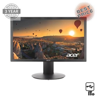 Monitor 19.5 ACER E200Qbi (TN, VGA, HDMI) 75Hz ประกัน 3Y จอคอม จอมอนิเตอร์ จอคอมพิวเตอร์