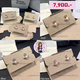 👜: New!! Vivienne Westwood Earrings‼️ก่อนกดสั่งรบกวนทักมาเช็คสต๊อคก่อนนะคะ‼️